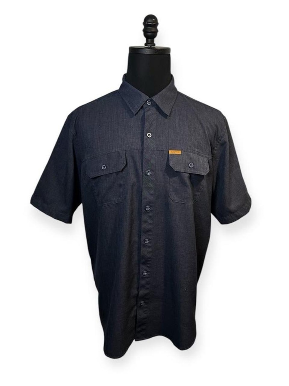 Orvis Men's Short Sleeve Button-Down Shirt - Navy